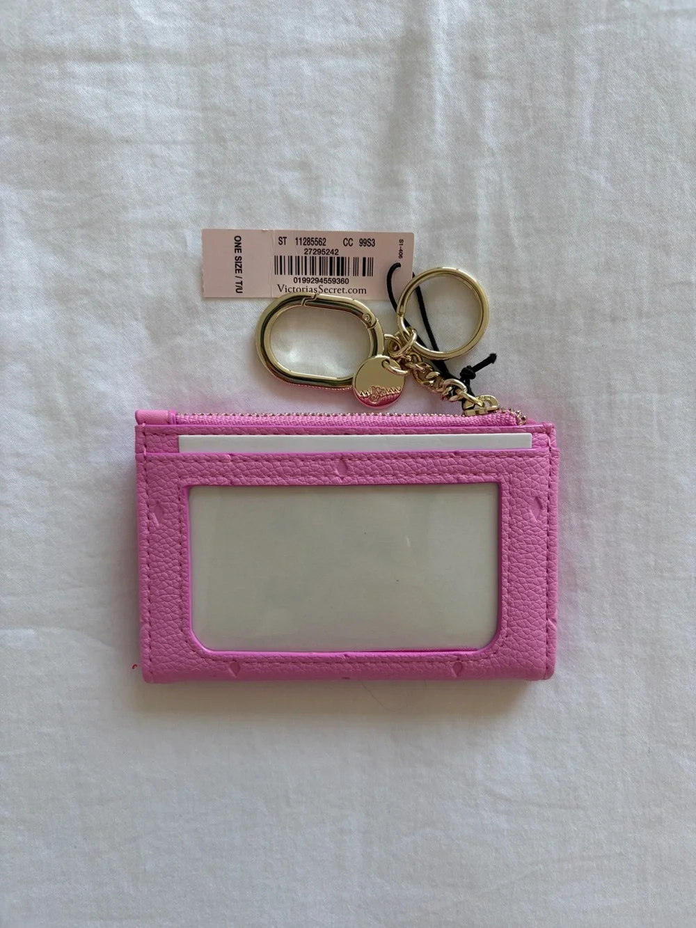 Victoria’s Secret Foldover Card Case Keychain - Picture 2 of 4